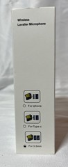 Wireless Lavalier Microphone for iPhone Lightning 2 TX 1 RX Charging Case