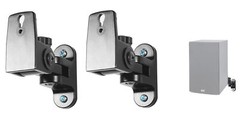 Pair Hidden Wall Mount Swivel Brackets For Sony SSCS5 Bookshelf Speakers