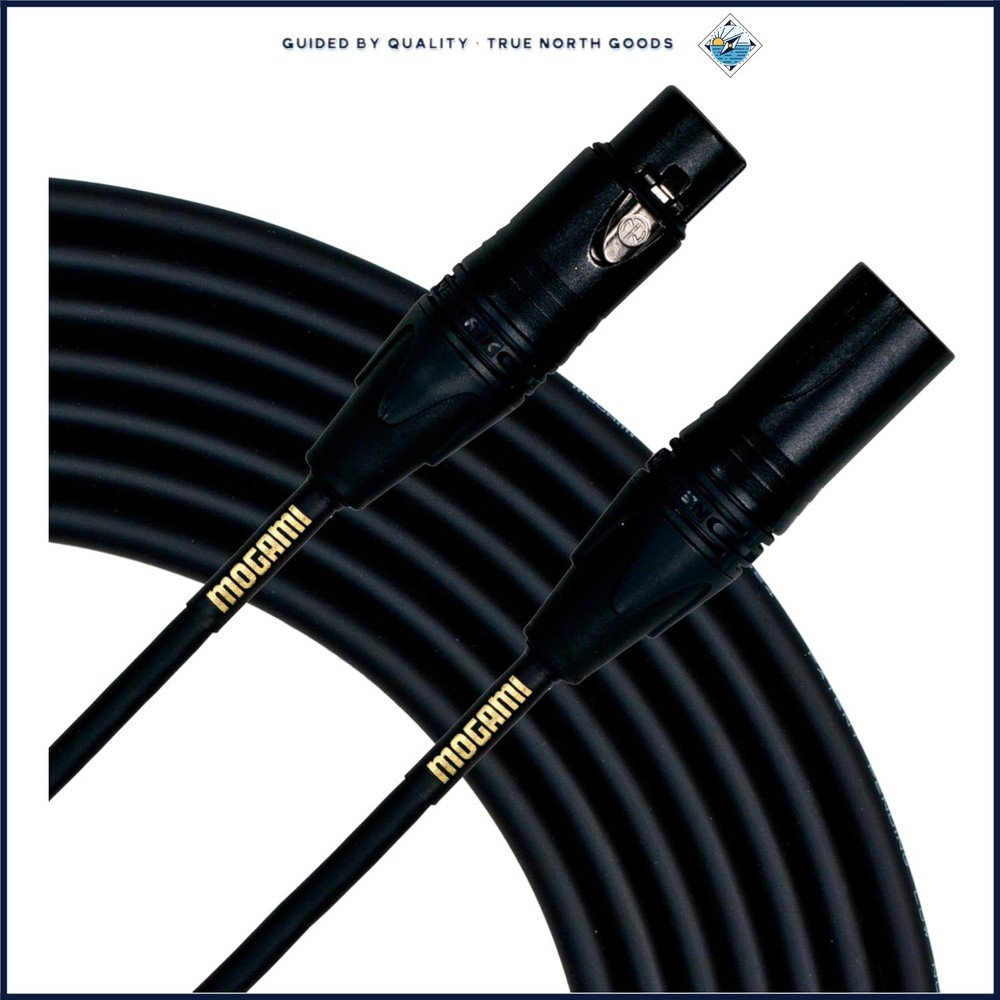 Quad Conductor 15ft XLR Cable with Gold Contacts for Professional Sound Quality
