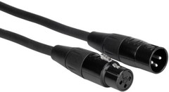 Hosa Pro Microphone Cable HMIC-005, Neutrik REAN Connectors XLR3F to XLR3M 5Ft
