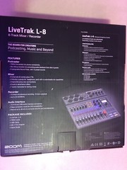 Zoom LiveTrak L-8 Portable Podcast 8-Track Multitrack Recorder