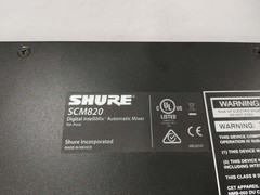 Shure SCM820 8‑Channel Digital IntelliMix Automatic Mixer