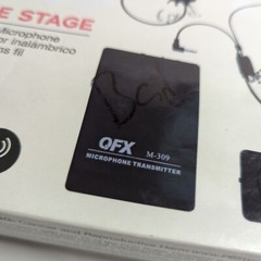 QFX M-309 Wireless Professional Microphone System Complete For Parts Or Repair