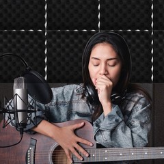 6Pcs Black Acoustic Panels Soundproofing Wall Pads for Speaker Isolation