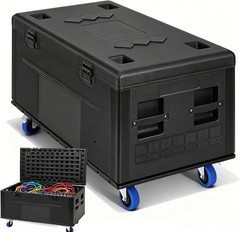 Heavy Duty ATA Rolling Road Case 35“Cable Trunk Road Case for Pro Audio Storage