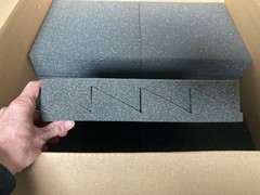 AUROLEX STUDIOFOAM DST-114 ACOUSTIC PANEL 24 PACK CHARCOAL TUBETAK ADHESIVE +