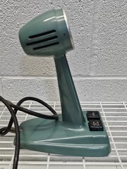 Vintage LRE 99-4607 Art Deco Lafayette Desk Microphone Green MCM UNTESTED