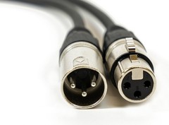 Gearlux 3.2-Foot 3-Pin Male-to-Female DMX Cable – 10 Pack