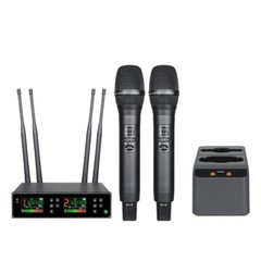 J166 Receiver + LS01 Wireless Microphone FM Dynamic Digital Wireless System #sz
