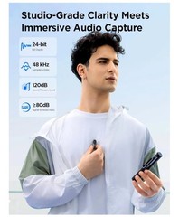BOYA Magic-02 AI-Powered 4-in 1 Wireless Microphone 328FT 30Hrs Battery NIB $165