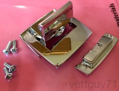 NEW Genuine SKB/Franzen 1401 Instrument Case Locking Buckle Latch, Chrome/Silver