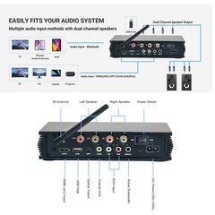 Samtronic Sm618 Bluetooth 5.0 Stereo Audio Receiver Amplifier 2.1 Channel Mini