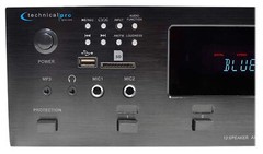 Technical Pro H12X500UBT 6000w Professional Bluetooth Amplifier Receiver USB, SD
