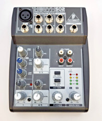 Behringer Model XENYX502 Stereo Mixer ,UNIT ONLY ! NO POWER SUPPLY, GUARANTEED
