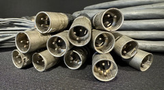 12 Channel Cannon Multipin Snake + XLR Fan In/Out Audio Stage Cable, 20′ to 330′