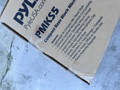 2 x PYLE PMKS5 MICROPHONE STAND BASE – BLACK NEW IN BOX