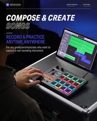 Donner DPD-16 STARRYPAD USB MIDI Keyboard Pad Beat Maker With Fader Drum Machine