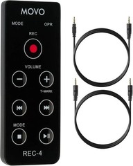 Movo REC-4 Wired Remote Control for Zoom H2n, H4n Pro, H5 and H6 Portable…