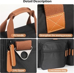 DJ Controller Storage Bag for DDJ-FLX4/DDJ-REV1, Travel Case Tote