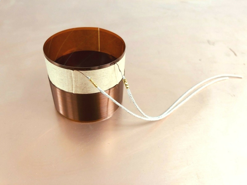 SPEAKER VOICE COIL, KAPTON,WITH LEADS, REPAIR, WOOFER 2″ SPEAKER COIL