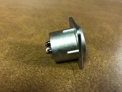 (5) Pro Co / Neutrik NC3MDL-1 3 pole male receptacle