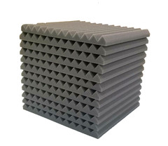 12 pcs 12″x12″x1″ Acoustic Foam Gray Panel Tiles Wall Record Studio Sound Proof