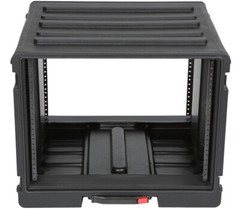 SKB 8 Space Mobile Rack Case with Wheels & Handle