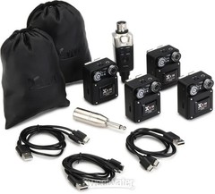 Xvive U45R4 Wireless In-ear Monitoring System – 5.8GHz, Black