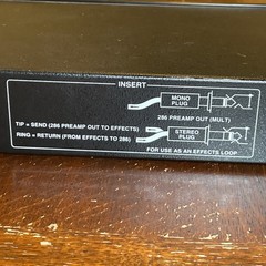 DBX 286 Microphone Processor – Untested, Assumed For Parts/Repair