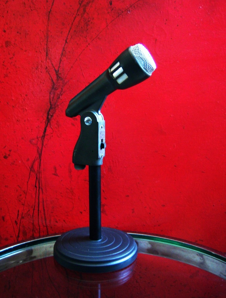Vintage 1950’s Electro Voice 951 crystal microphone w stand 664 PROP DISPLAY # 5