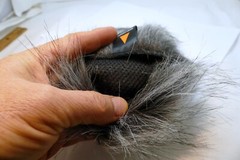 Comica 7″ long Fur windshield Muff Blimp Cover Hole 35-40mm