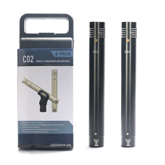 C02 One Pair Condenser Small-Diaphragm Suspension Pencil Shockproof Clip Microph