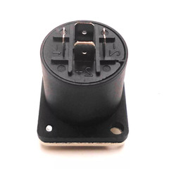 4pcs AFT 4 Pole Speakon Chassis Panel Mount Connector w/ Metal for Neutrik NL4MP