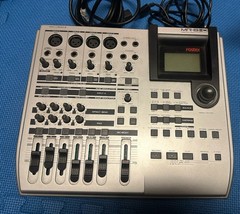 Silver Fostex MR-8HD Digital Multitrack Recorder MR8HD with AC Cord and USB Cord
