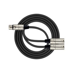 Cable Y-303-06 – 6 Feet – XLR Female to Dual XLR Male Y-Cable