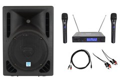 Rockville Powered 10″ ipad/iphone/Android/Laptop,T.V. Karaoke Machine/System