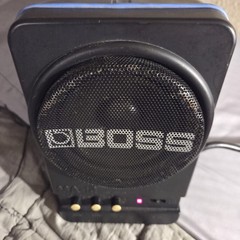 Boss MA-12 Micro Monitor 3 Input Speaker Amp Black Built-in Amplifier *Tested*