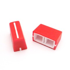 4pcs Fader Knob Cap For Pioneer DDJ-SX SZ Rane 61 62 64 68 Denon Numark (Red)