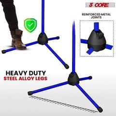 5Core Tripod Mic Stand Adjustable Holder Floor Microphone Boom Arm
