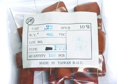 10pc PP PPN PPR Metallized Polypropylene Film Capacitor 224K 224 0.22uF 400V K