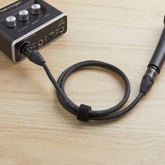 Amazon Basics XLR 3-Conductor Star Quad Balanced Microphone Cable 3-Foot, Black