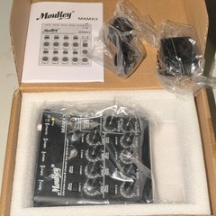 MouKey MAMX3 Ultra-Low Noise 8-Channel Stereo Line Mixer Desktop USB-C