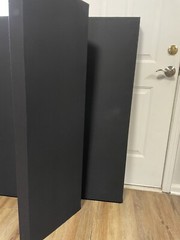 Black Acoustic Panel 16×24 1.5” Thick