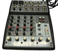 Behringer XENYX 802 Premium 8-Input 2-Bus Analog Mixer NO POWER CORD -Used/works