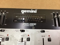 Gemini PMX-1800 Gemini Stereo Pre-Amp Mixer Sound Effect EQ Echo with power cord