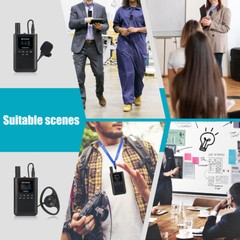 TR510 FM Broadcast Transmitter Bluetooth Mono Mic Station for Church Parking Lot