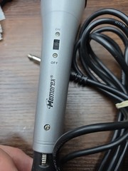 Memorex Corded Microphone 10 Ft Cord 1/4″ Plug Stage Performance TESTED & WORKS