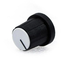 PixelGear Black 18-Point Knob with Gray Cap for Rane HC-6, MP-24, PE-15, SM-26