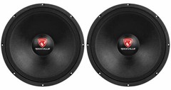 (2) New Rockville RVP15W4 2000 Watt 15″ Pro Subwoofers 4 Ohm Raw Sub Woofers