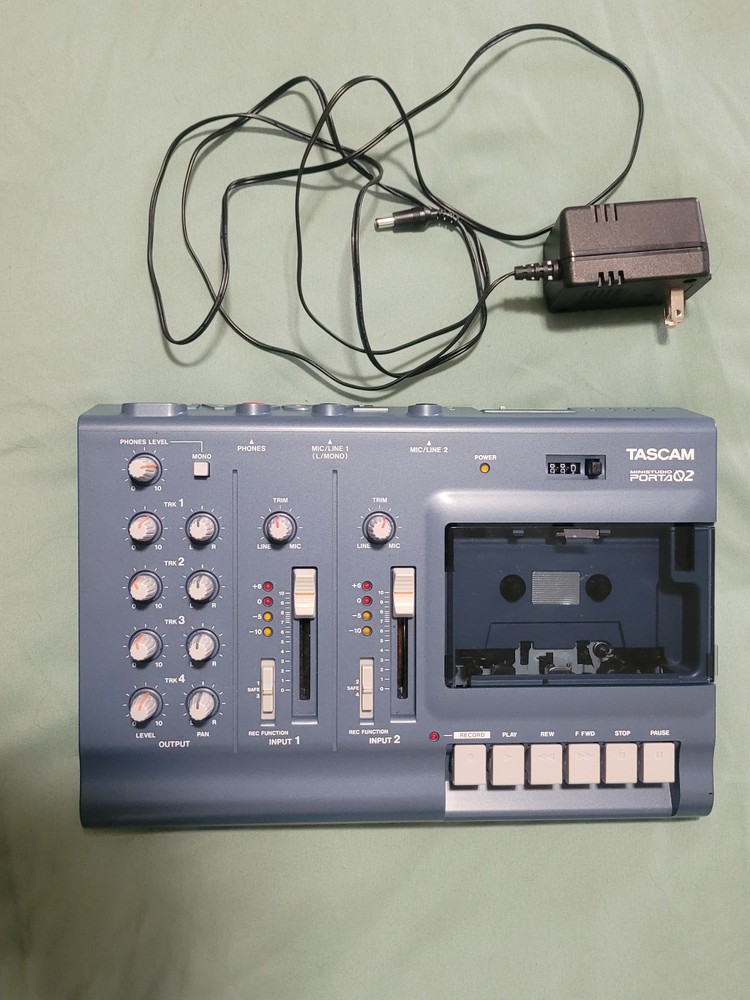 TASCAM Porta 02 Mini Studio Cassette Recorder with Power Supply